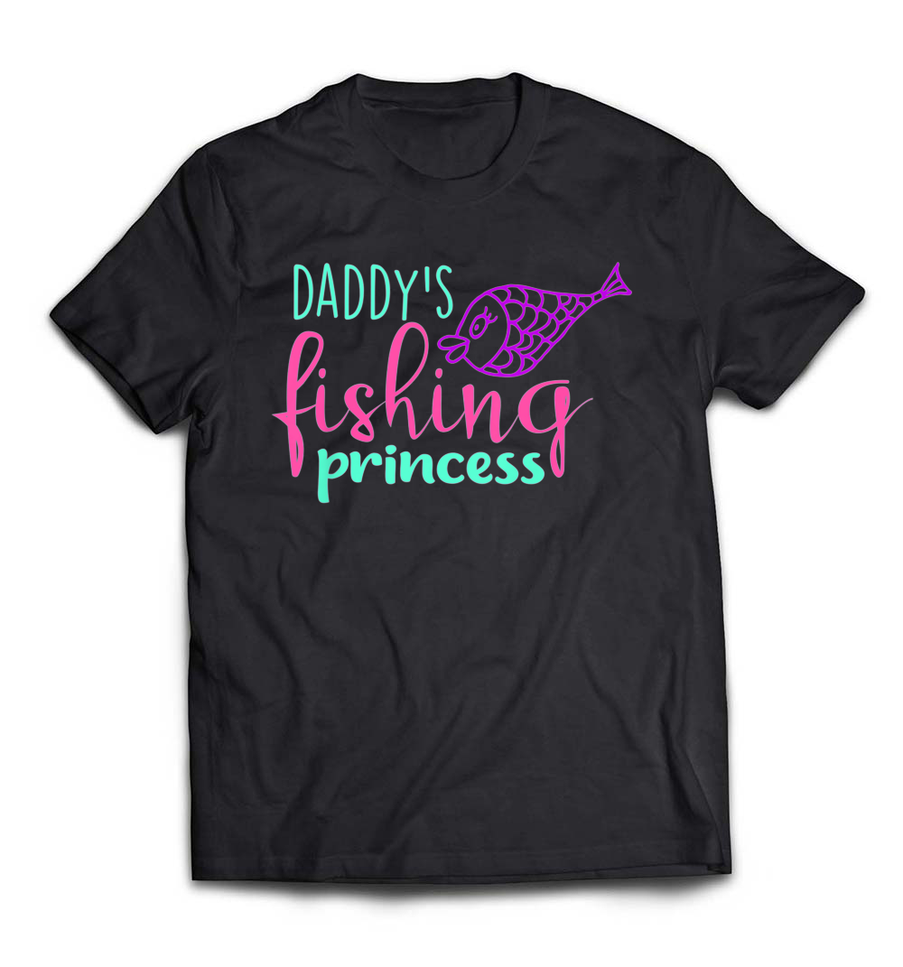 Kids Daddy’s Fishing Princess T-Shirt: A Perfect Gift for Little Anglers